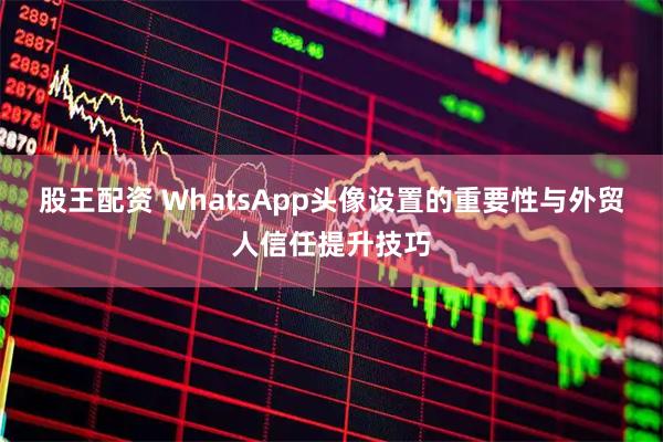 股王配资 WhatsApp头像设置的重要性与外贸人信任提升技巧
