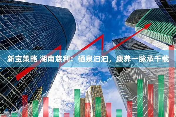 新宝策略 湖南慈利：硒泉汩汩，康养一脉承千载